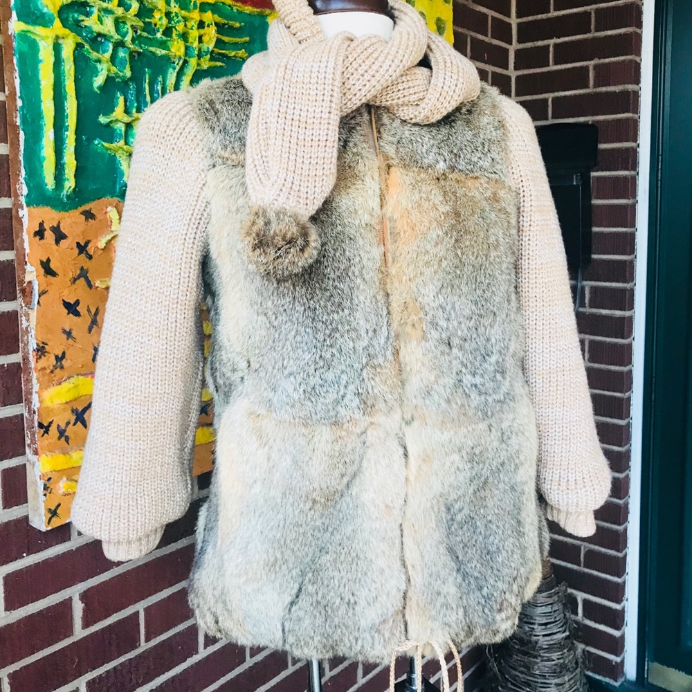 Rabbit Fur Jacket - Picture 2 of 8